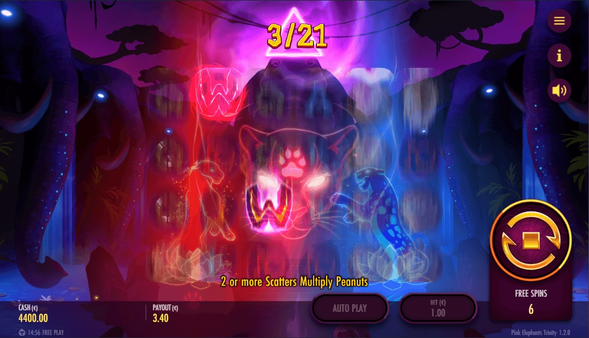 Free Spins feature unique animal animations